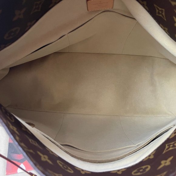 LOUIS VUITTON Authentic Artsy MM Tote Monogram LV Shoulder Large LV +Dust Bag - Picture 10 of 16
